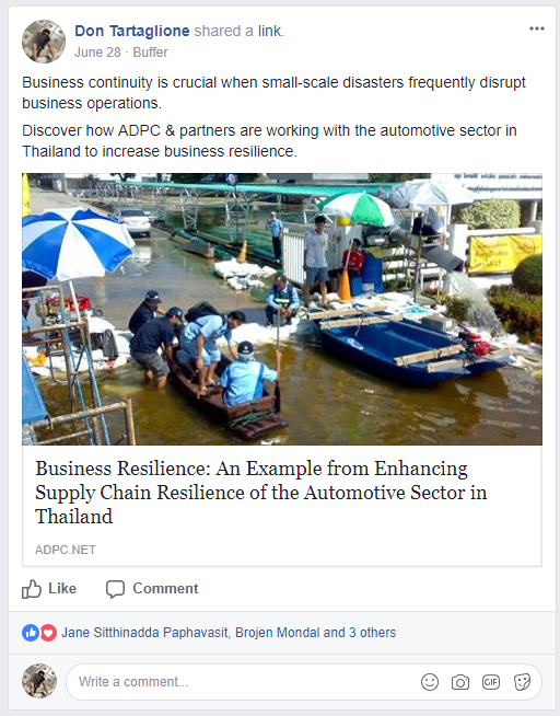 Business Continuity.Facebook